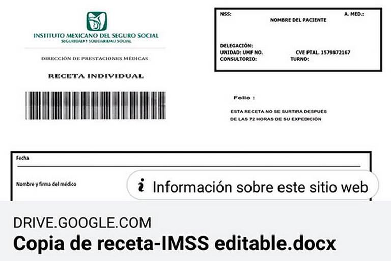 Alerta IMSS sobre falsificación de recetas médicas - El Sol de Tlaxcala |  Noticias Locales, Policiacas, sobre México, Tlaxcala y el Mundo